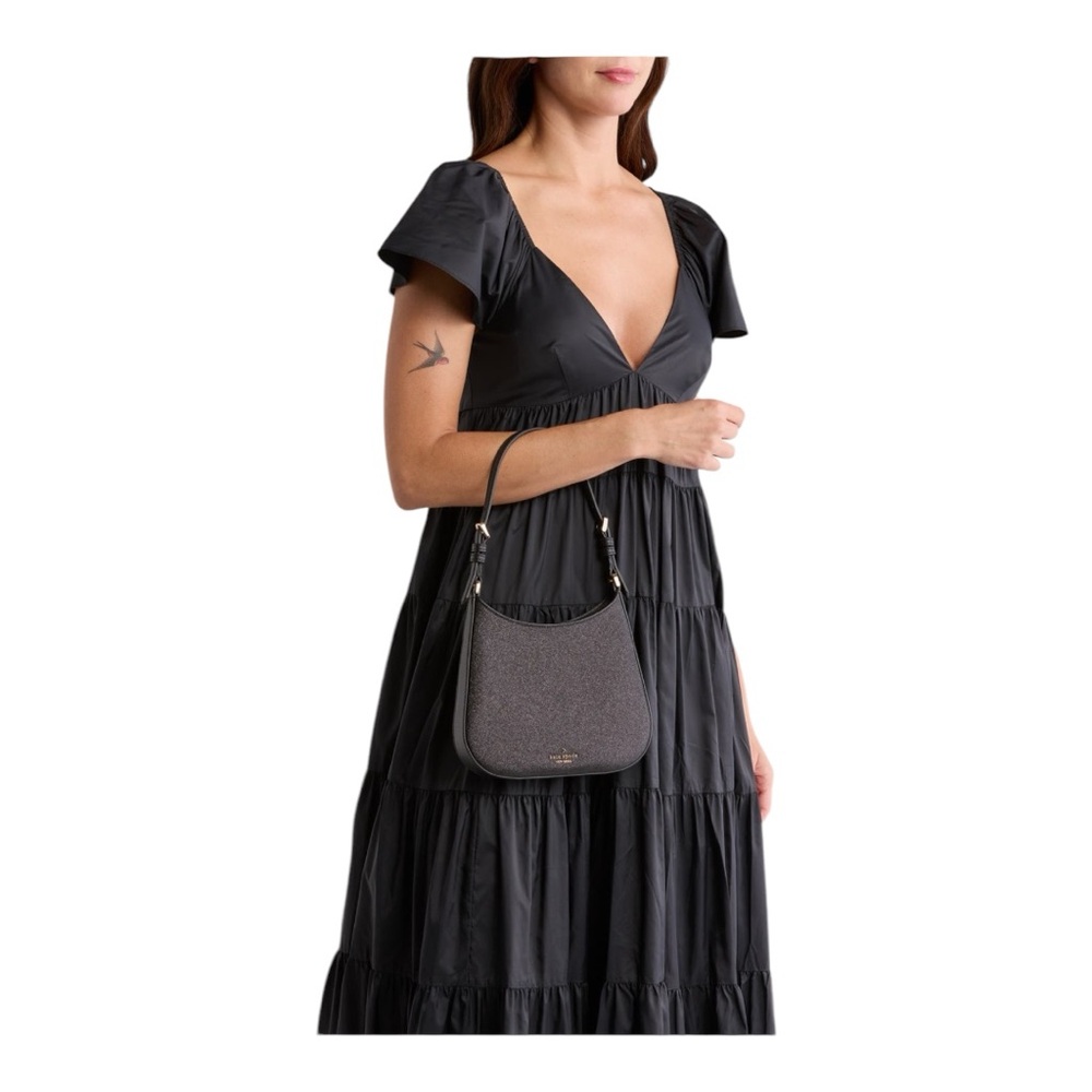 Kate Spade Black Glitter Shoulder Bag - Picture 3 of 6